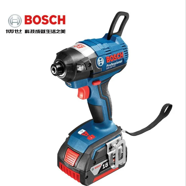 

Bosch lithium electric shock wrench GDS18V-EC300ABR High Torque Charging Brushless Electric Tool Percussion drill hammer drill