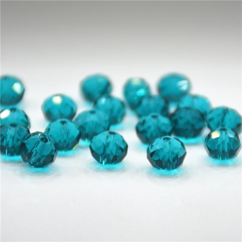 70 шт. стеклянные бусины с гранями 6 х8 мм|faceted rondelle beads|crystal beadsrondelle beads |