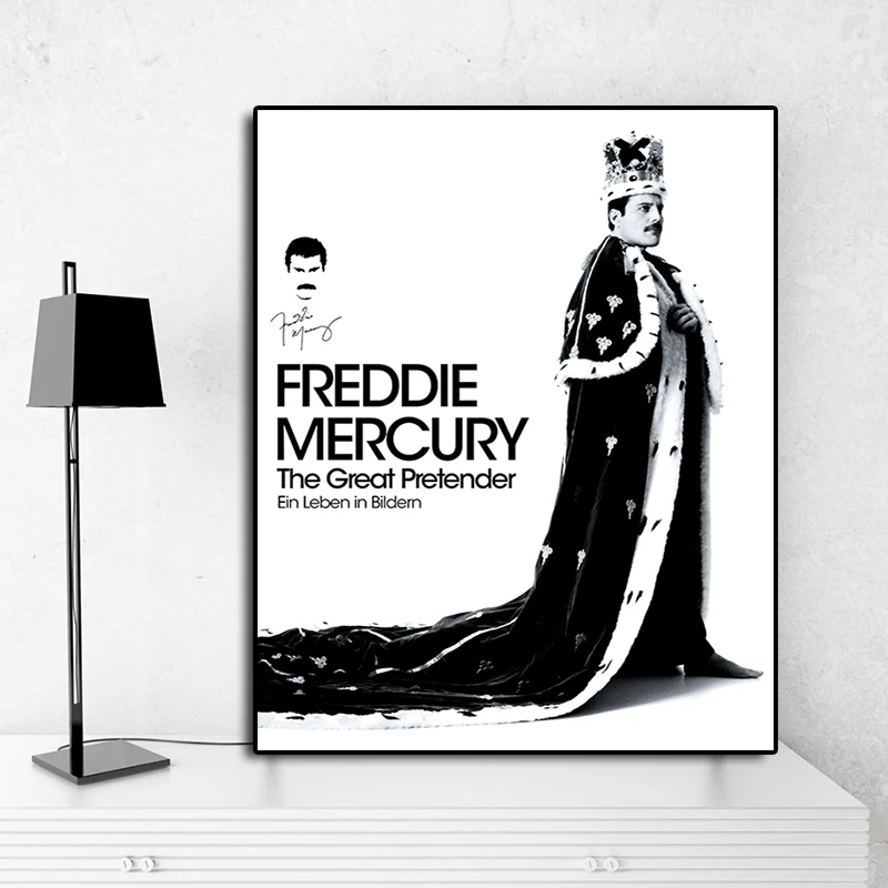 Freddie Mercury The Great Pretender плакат холст живопись печать спальня домашний декор