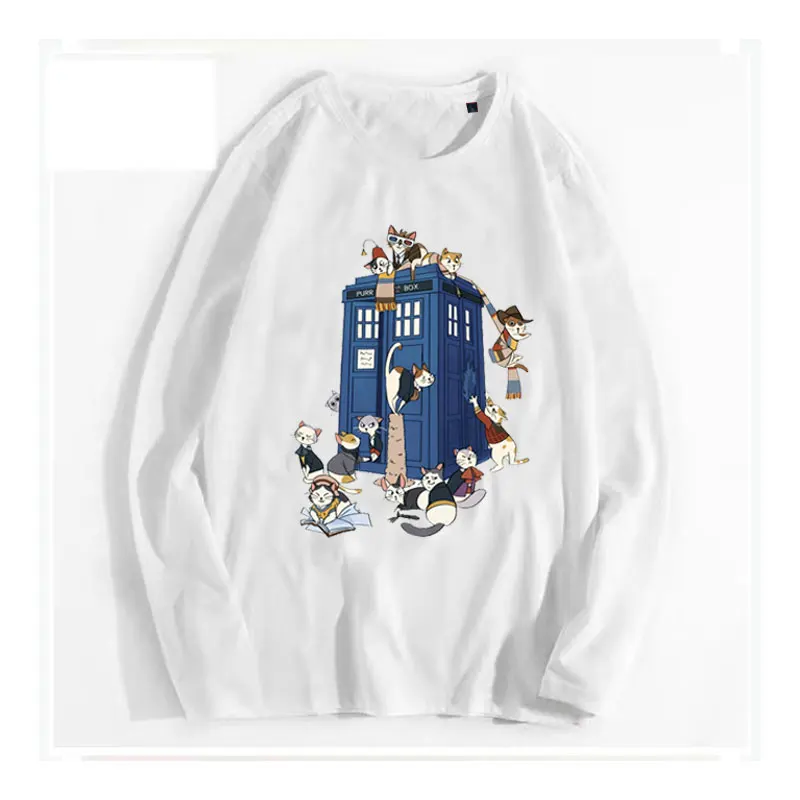 

Doctor who New T-Shirts long sleeve t-shirt men drop shipping O Neck male clothes man tees hip hop Streetwear Funny T-shirt Tops