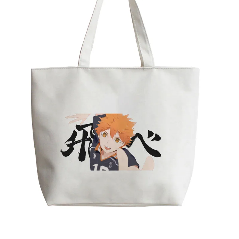 Аниме Karasuno волейбольный клуб старшей школы Haikyuu! Японское аниме Холщовая Сумка