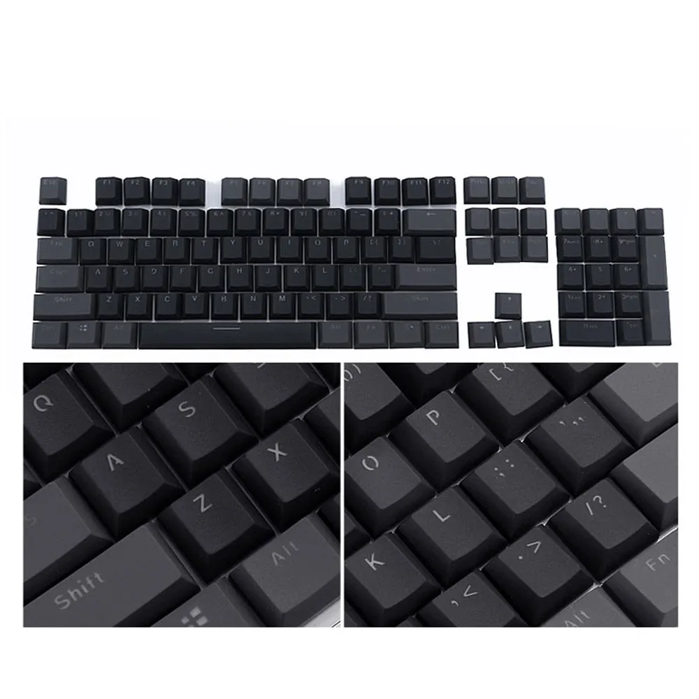 Полупрозрачный двойной выстрел PBT 104 KeyCaps с подсветкой для вишни клавиатура MX