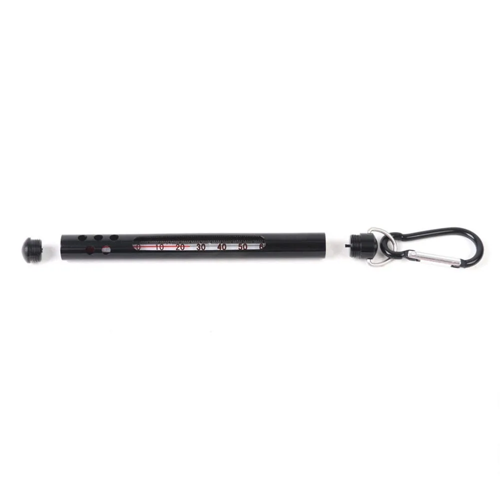 

Small Meter Brook Water Thermometer Anti-collision Accurate Non Slip Lanyard Ring Tool Measurement Aluminum Outdoor Fishing