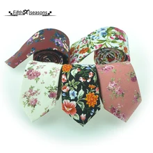 CHCUM Cotton Printed Floral Neck Tie Daily Dress Leisure time Ties For Men 2017 Dress Collocation For Wedding Party Tie Brand