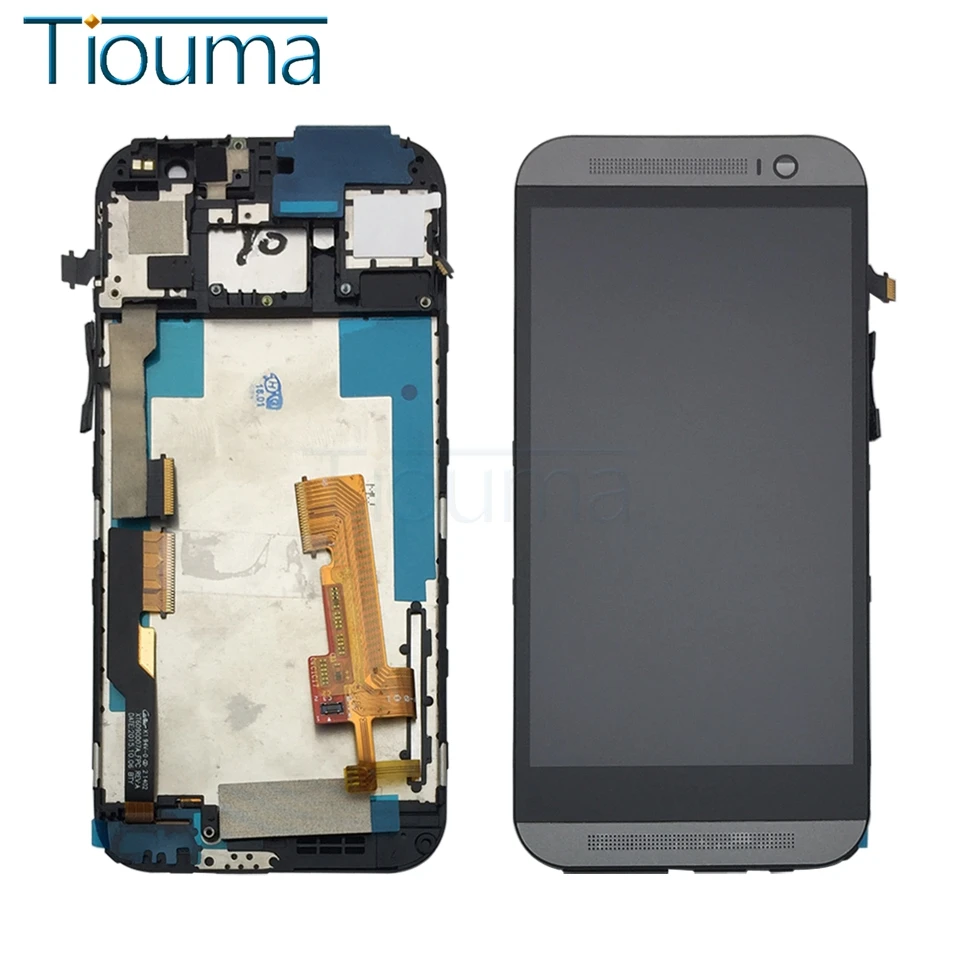 Для HTC One M8S ЖК дисплей сенсорный дигитайзер сенсор стекло полная сборка с рамкой 5