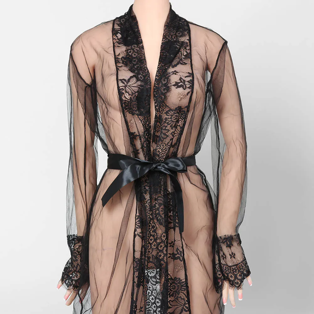 

1PC Fashion Hot Sale Women Sexy Lingerie Nightwear Sleepwear Babydoll Lace Underwear G-string Dress Bathrobes