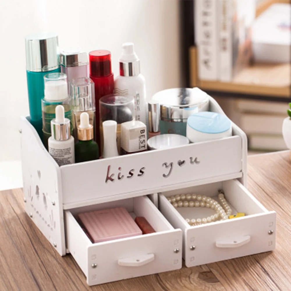 ONNPNNQ Stylish Makeup Brush Storage Box Cosmetic case Lipstick Holder Sundries Small Objects Box Wholesale Desktop Organizer5
