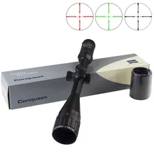 Черный завоевание Tatical 4-16x40 aomc подсветкой прицел красный/зеленый