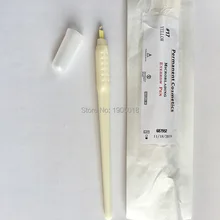Большая скидка 200 шт одноразовые, для микрообработки татуировки бровей ручки с 12pin/17pin микро лезвия постоянный макияж тату наконечник
