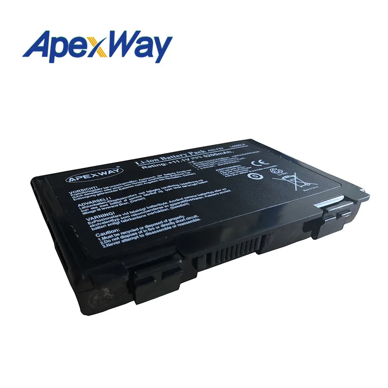 ApexWay ноутбук Батарея A32-F82 a32-f52 для Asus a32 f82 F52 k50ab k40in k50id k50ij K40 k50in k60 k61 k70 k50ij k50 K51 k61ic