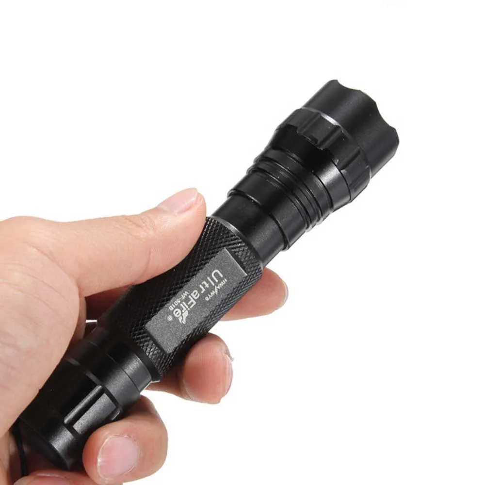 Ultrafire 501B светодиодный УФ фонарик фиолетовый 395nm люминесцентная лампа Алюминиевый