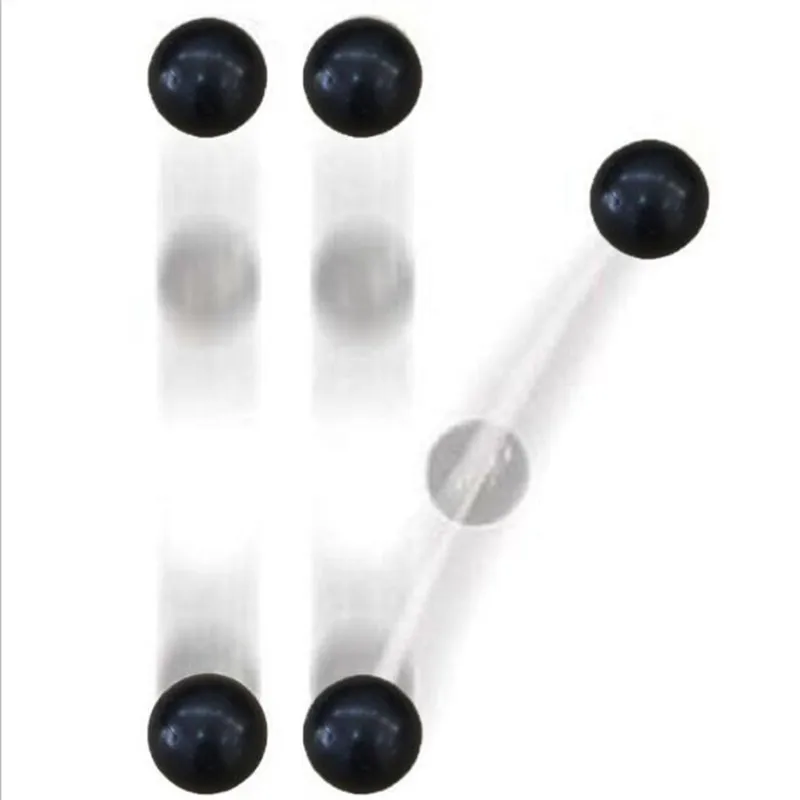

New 1 sets Mental Power Test Ball Bounce No Bounce Ball close up magic trick Mentalism Props Comedy Joke Fun Magia Classic Toy
