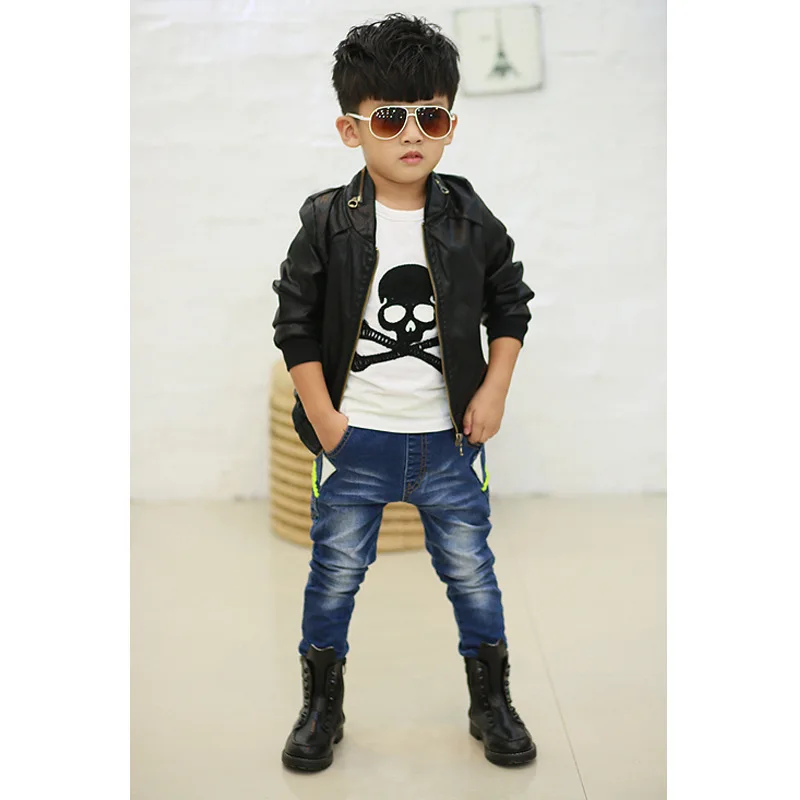 New 2014 Spring Fashion Boys Black Faux Leather Jackets Coat Childrens Brand Handsome Motorcycle PU Kid Outwear In Coats From New 2014 Spring Fashion Boys Black Faux Leather Jackets Coat Childrens Brand Handsome Motorcycle PU Kid Outwear In Coats From