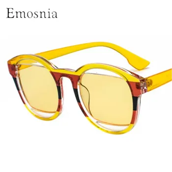 

Emosnia Unisex Round Modis Sunglasses Oculos Big Vintage Women Men Brand Designer Luxury 2019 Sun Glasses High Quality Gift