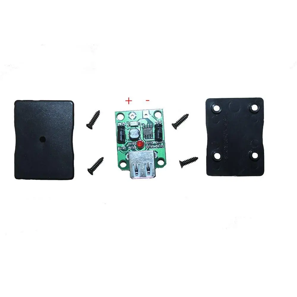 USB Solar Power Charger Regulator DC 6V-20V 18V To 5V 2A Max For Solar Panel Buck Module With Cover Screws Power Charger