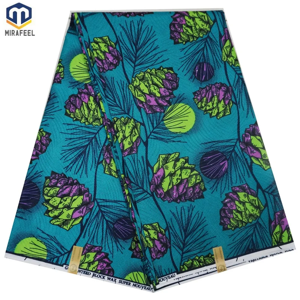 

guangzhou wax factory outlet high quality polyester wax cheap price 6yards ankara african wax print fabric african fabric SW74