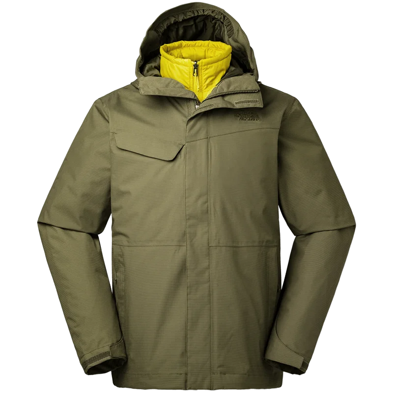 

The North Face New Men Hiking Jacket Cotton Outdoor Sports Waterproof Thermal Breathable Three In One Hooded Camping Coats 2UC3