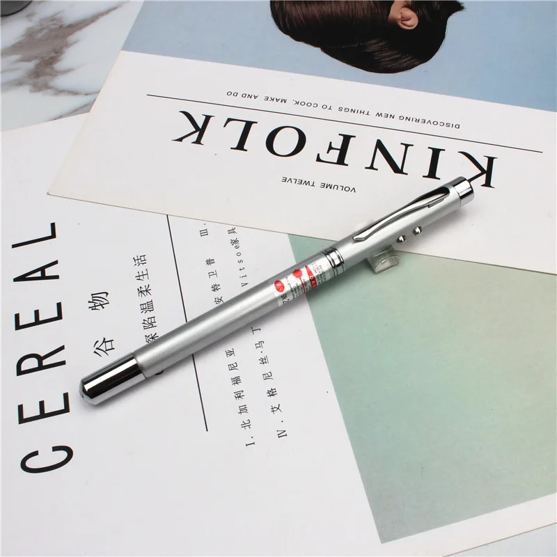 

KUQOW Multifunction Quad Laser Retractable Pointer Laser Pen Electronic Eight-Point Laser Ad Spotting Room Instruction Pen
