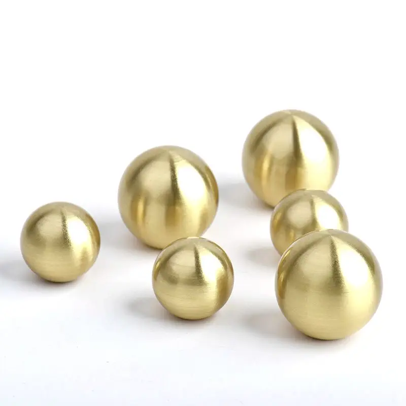 

Gold Brass Kitchen Cabinet Knobs Drawer Cupboard Dresser Furniture Pulls Ball Shape-4Pack