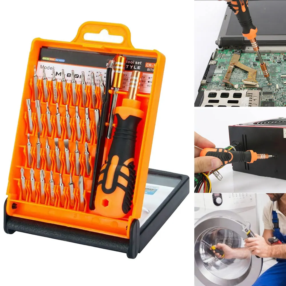 

HOT 33 in 1 Multifunction Magnetic Precision Screwdriver Bits Set Non-slip Screwdrivers Repair Tool LSF99