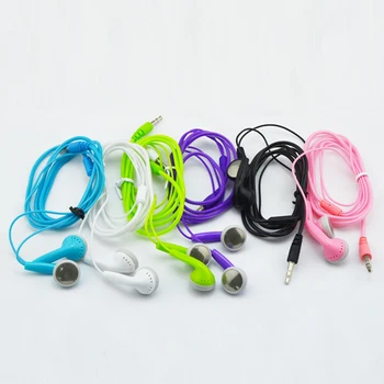 

10PCS qijiagu MP3 mobile phone universal ear earphones crystal color headset earplug