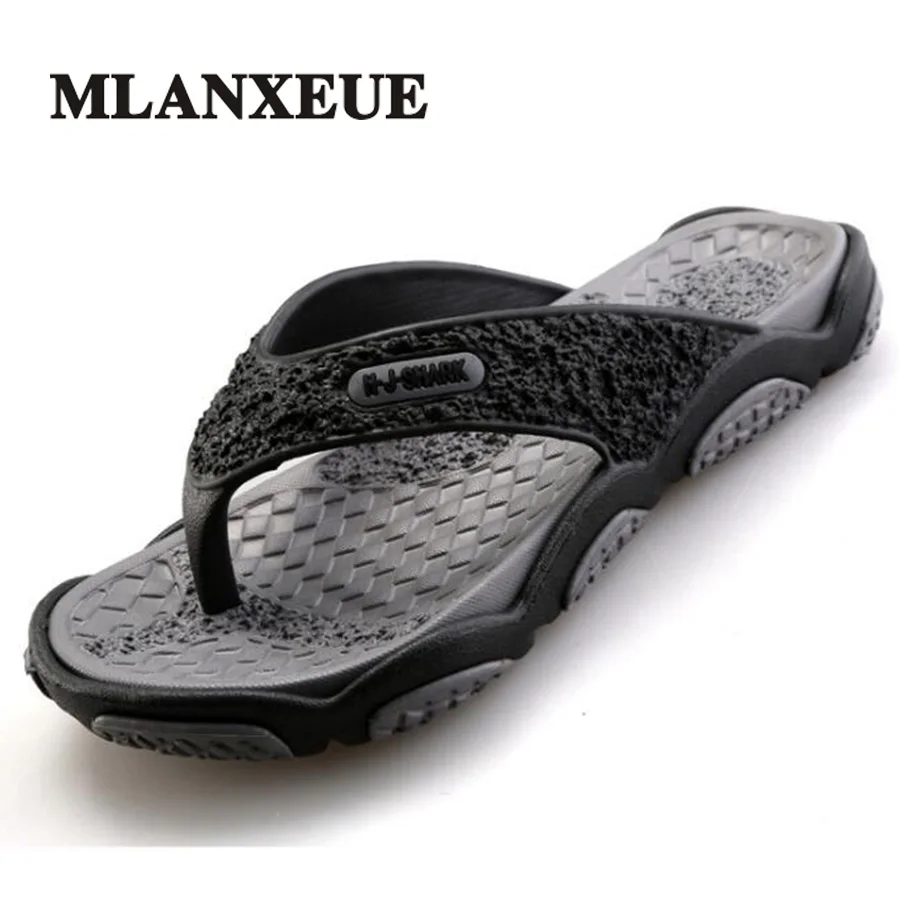 

Mlanxeue Flip Flops Men Shoes Fashion Summer Beach Designer Slippers Breathable Male Casual Outdoor Size 39-45 Sandalias Hombre