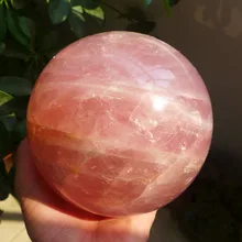 Ddh001154 Довольно Натурального Полированного Розового Кварца Хрустальный Шар мяч Исцеление