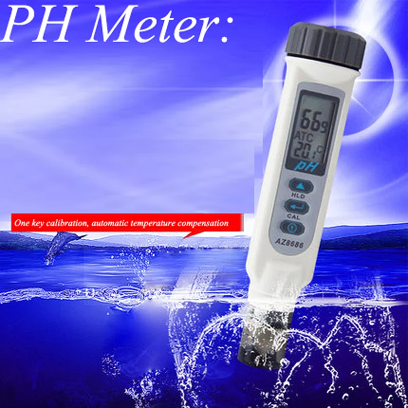 High precision PH Meter Temperature Industrial And Agricultural LCD