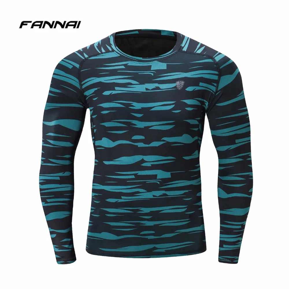 

New Long Sleeve Sport Shirts Men Quick Dry Running Tight T-shirts Breathable Solid Gym Clothing Fitness Top Mens Soccer Jersey