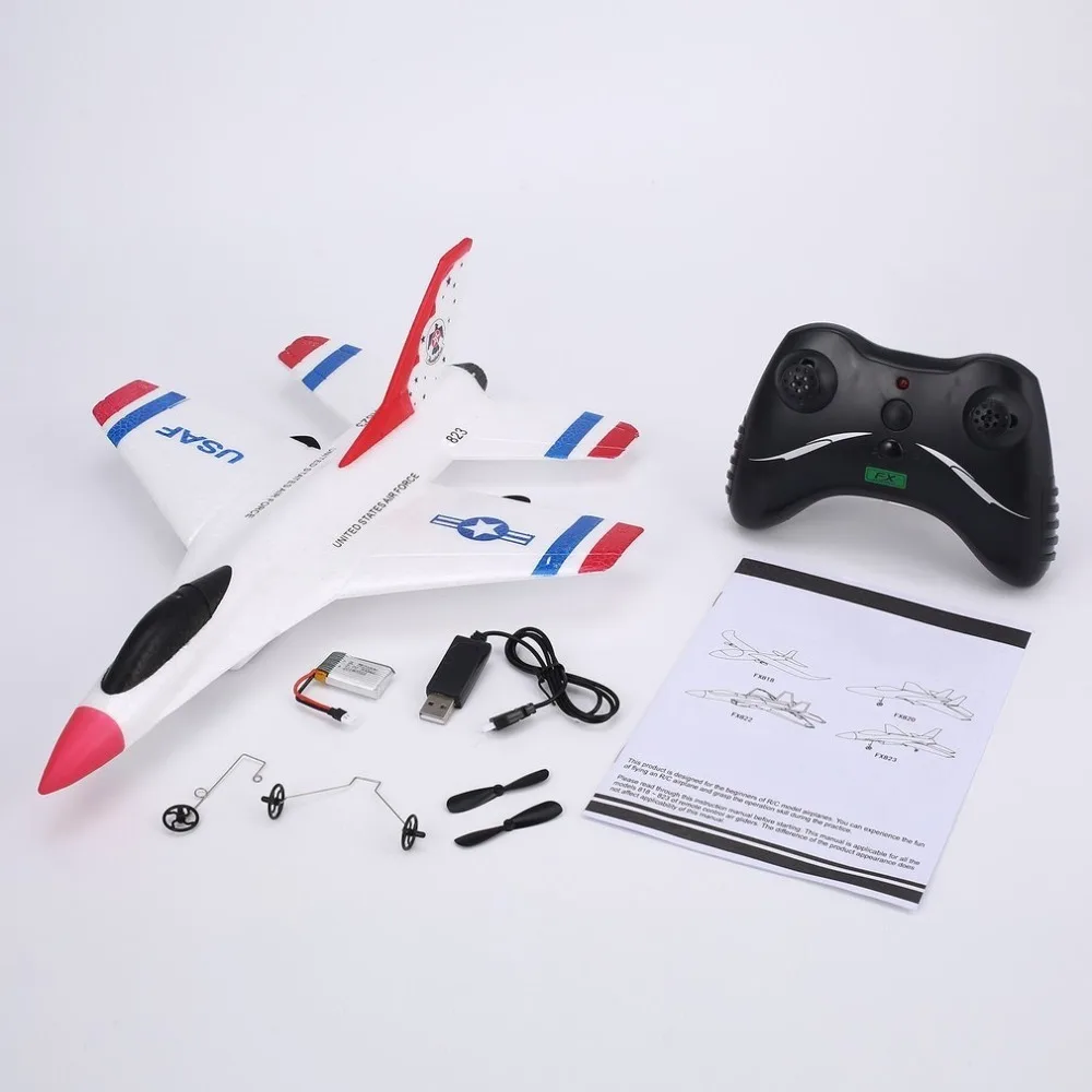 

FX-823 2.4G 2CH Remote Control Glider 290mm Wingspan EPP RC Fixed Wing Airplane Aircraft Remote Control Drone for Kid Gift RTF