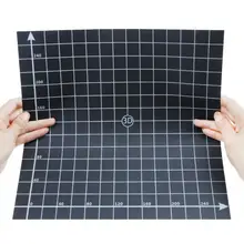 

Black Simple 300x300mm/220x220mm Printed Hot Bed Surface Sticker Part Accessory with 1:1 Coordinate for 3D Printer High Quality