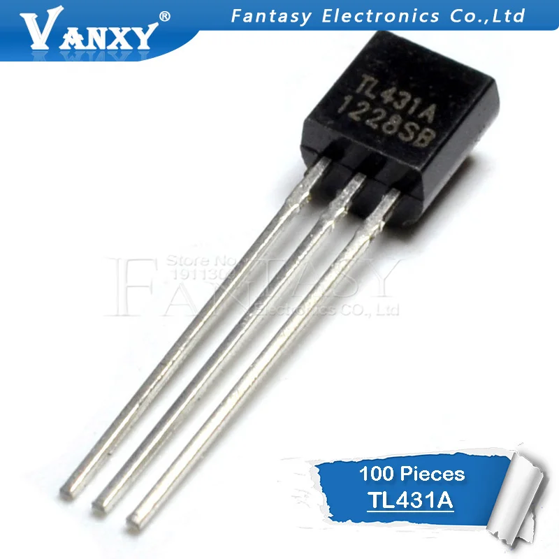 Chanzon 100pcs TL431 TO-92 Voltage Regulator 1-100mA Shunt Regulator Transistor Chanzon 100pcs TL431 TO-92 Voltage Regulator 1-100mA Shunt Regulator Transistor