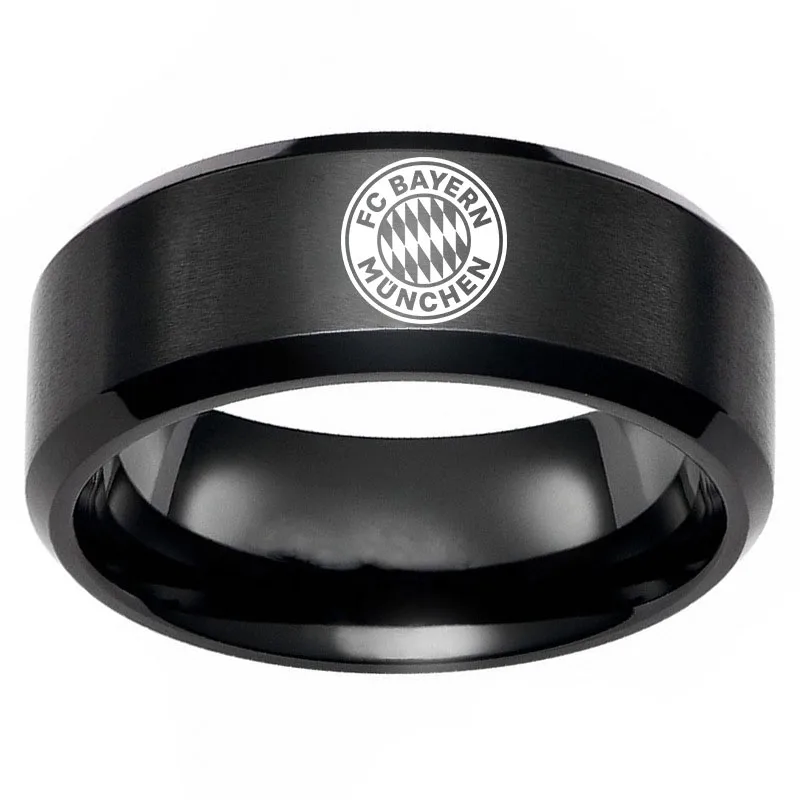 

FC BayernMunich Titanium Steel Fans Ring Jewelry Gift