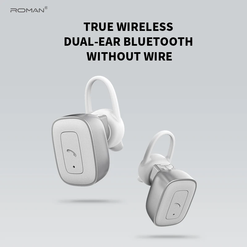 Roman Q5 Мини Bluetooth наушники настоящие беспроводные лучшие спортивные гарнитура с