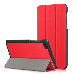 Чехол-книжка на магнитной застежке с подставкой Защитный чехол для lenovo TAB7 Tab 7 Essential TB-7304F TB-7304I TB-7304X планшетный ПК с оперативной памятью 3 Подарки - Цвет: Version1 Deep Red