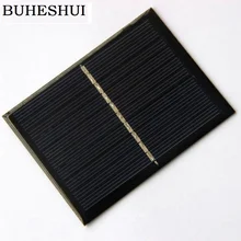 BUHESHUI 140мА 5 в солнечная батарея своими руками солнечная панель системное зарядное устройство для 3,7 в батарея эпоксидная поликристаллическая 65*88 мм 500 шт