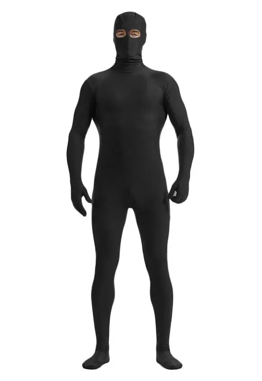 Мужской боди Zentai с отверстиями для глаз унисекс спандекс лайкра открытые глаза
