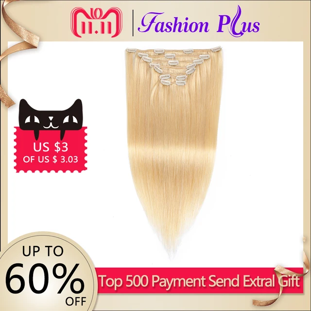 Special Price Fashion Plus Clip In Human Hair Extensions Machine Made Remy Straight Natural Hair Full Head 7pcs/Set 120g Human Hair Clips In Special Price Fashion Plus Clip In Human Hair Extensions Machine Made Remy Straight Natural Hair Full Head 7pcs/Set 120g Human Hair Clips In