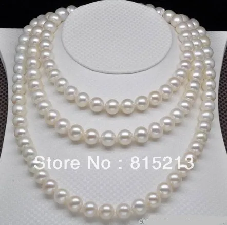 

ddh00603 Natural 8-9mm AAA+top white pearl necklaces