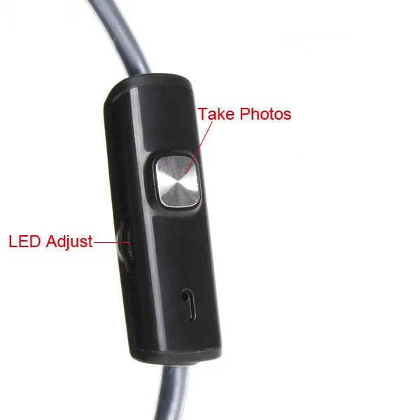 HISEEU 3.5 M Long 5.5 Mm Endoscopy Waterproof Inspection Camera 6 LEDs For Smartphone Connection|Компьютерные кабели и