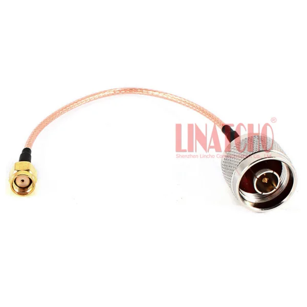 rf coaxial connector N male to RP SMA male 10cm RG316 jumper cable fiberglass antenna kit for helium hotspot