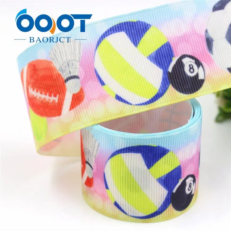 OOOT BAORJCT G-18719-653, 38 мм, 10 ярдов мультфильм цветные ленты тепловой передачи напечатанный grosgrain Свадебный Материал "сделай сам" - Цвет: G-18719-659