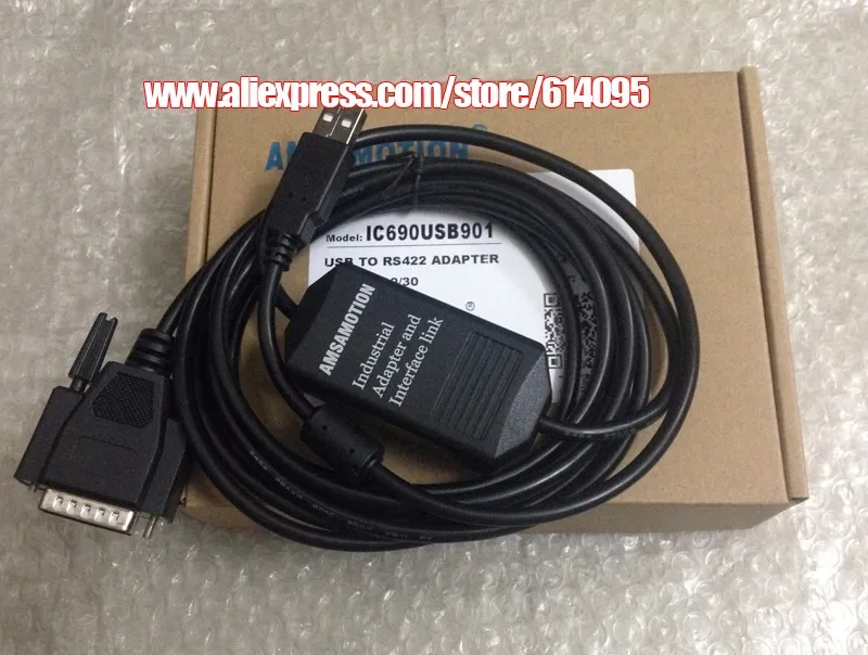 1 шт. IC690USB901 Кабель для программирования GE Fanuc SNP GE90-70/90-30 серии PLC/связь/кабель для загрузки IC690USB90