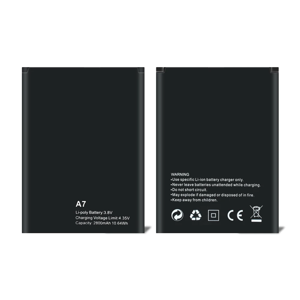Новая запасная батарея для Blackview A7 2800mAh резервный литий полимерный аккумулятор Pro
