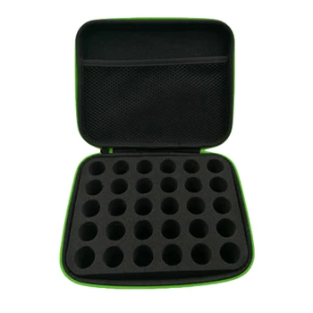 

EVA 30 Grids Essential Oil Storage Bag Box 5ML 10ML 15ML Perfume Essential Oil Bottle Shockproof Organizer
