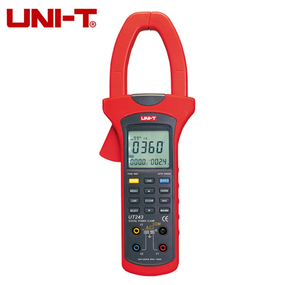 

UNI-T TRUE RMS Harmonic Analysis CLAMP METER MULTIMETER UT243 3 Phase 600V 1000