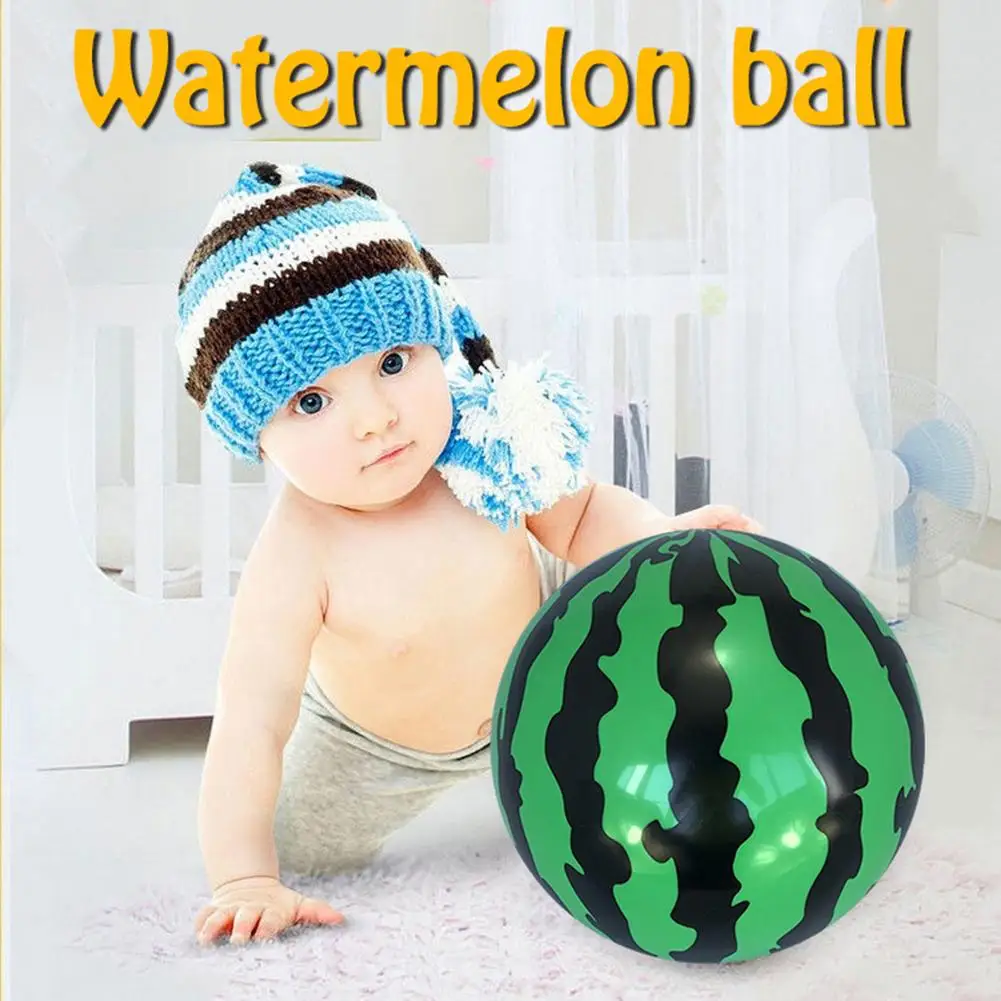 

Inflatable Watermelon Beach Ball Thickening Environmental Protection Kids Toys