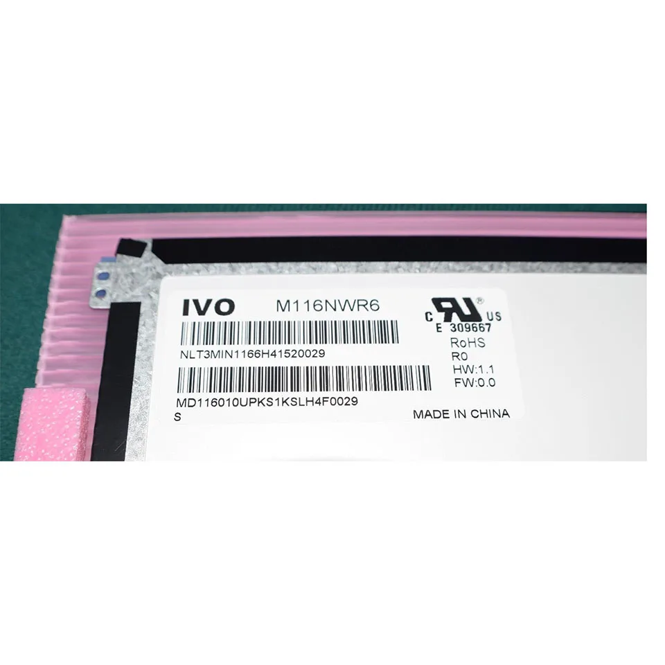 

M116NWR6 R0 M116NWR6-R0 LED Screen Matrix for Laptop 11.6" 1366X768 30Pin Matte Slim Screen