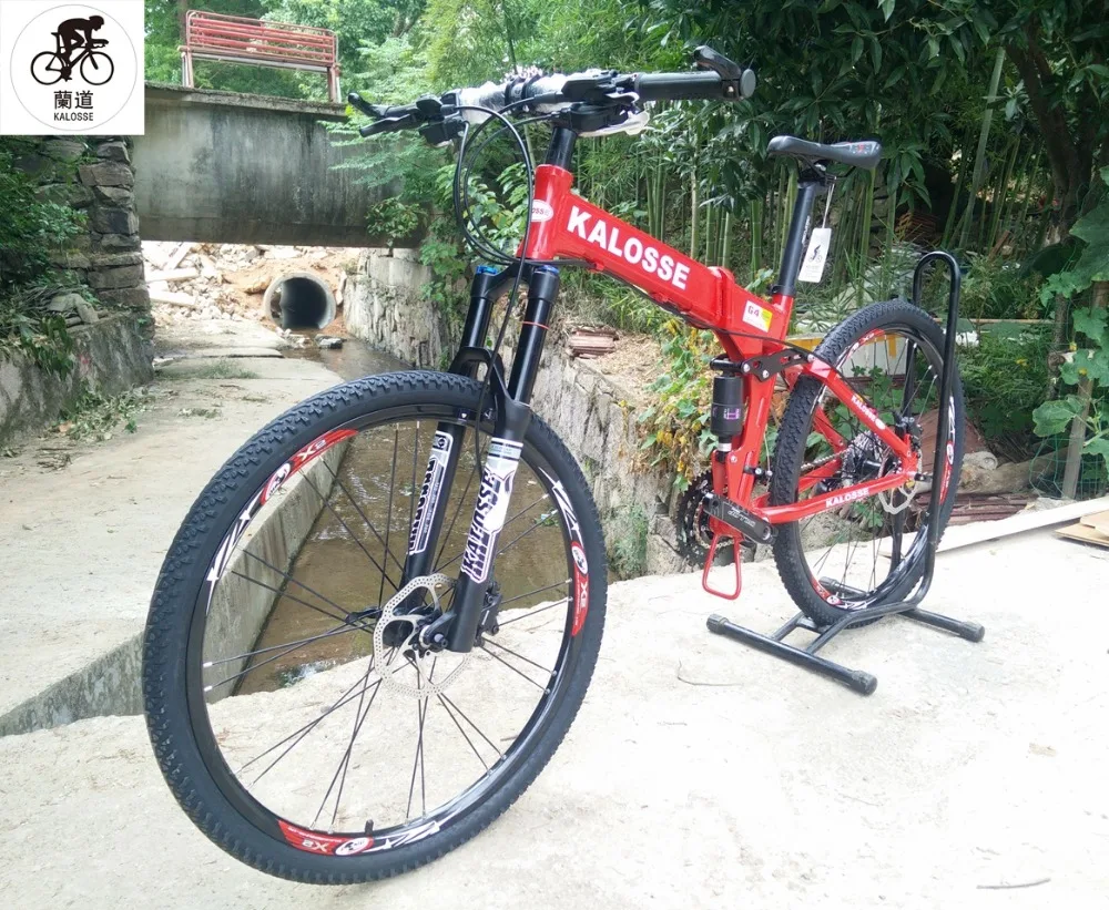 Perfect Kalosse 26*17  28 holes  Hydraulic brakes bicycle  full suspension mountain bike  mountain  bicycle  30 speed 1