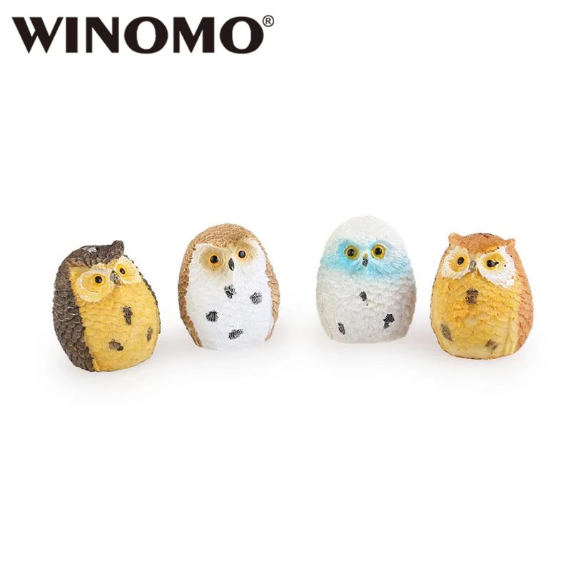 

WINOMO 4pcs Miniature Bonsai Owls Landscape Garden Decoration Ornaments